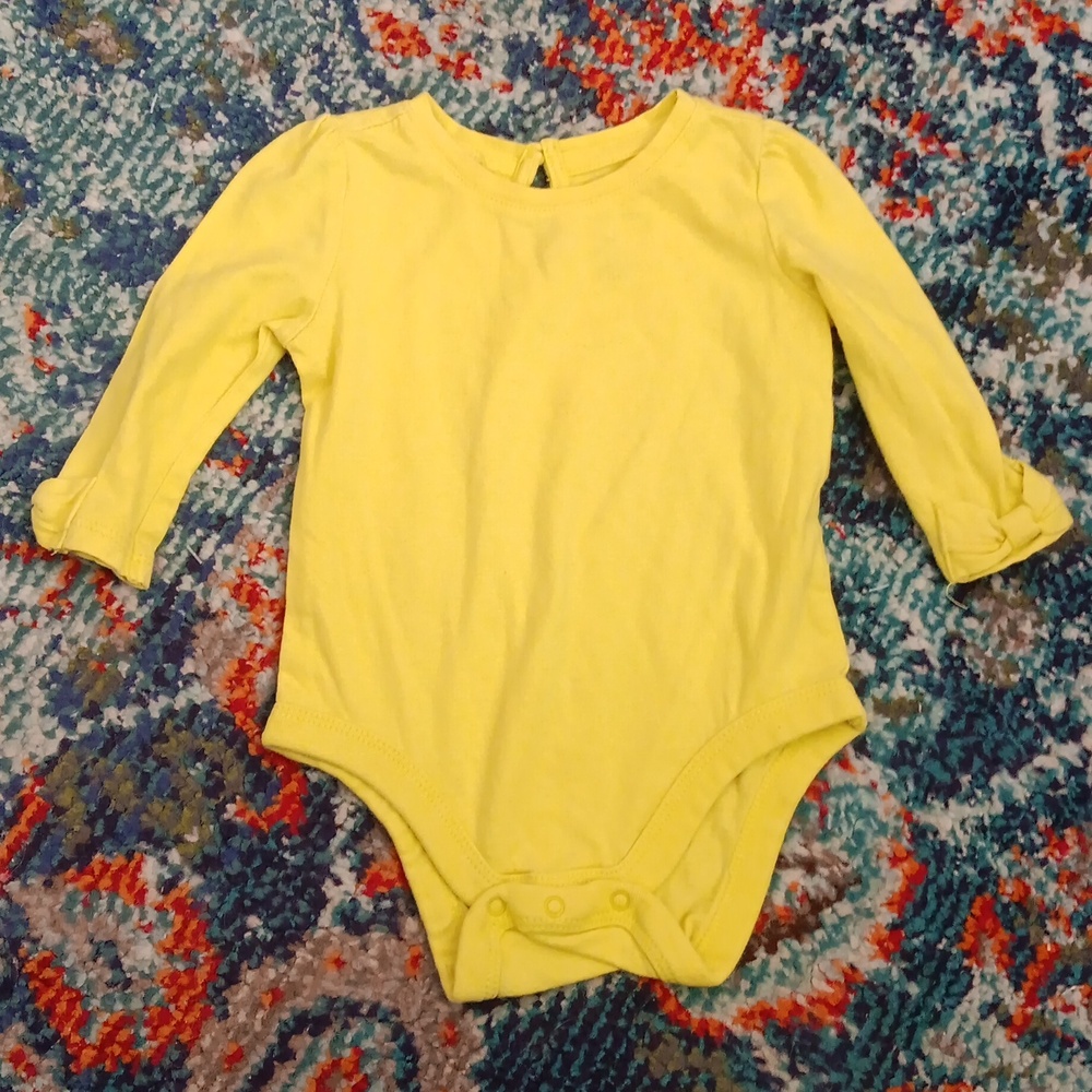 Gap neon yellow bodysuit